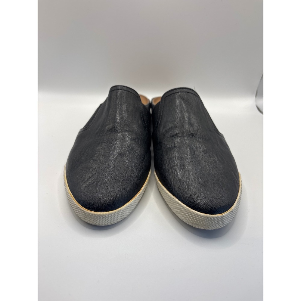 Frye Ivy Leather Mule Sneaker Womens Black Slip On Backless Loafers Shoes Size 8 - Picture 2 of 6